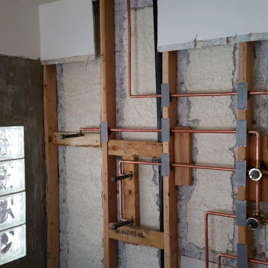 Copper pipe installation for Repiping in Williamson